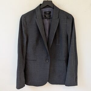 J. Crew 2020 Women's Grey Parke Italian Stretch Wool Tollegno 1900 Blazer 10